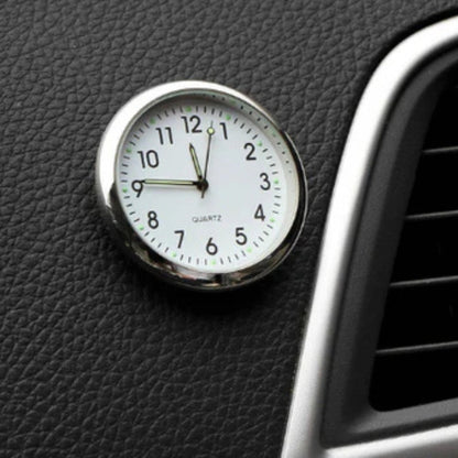 AutoTime Mini Analog Clock – Self-adhesive and stylish design for car interior Karnz