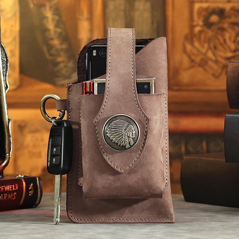 BowLift | Multifunctional Leather Mobile Phone Bag