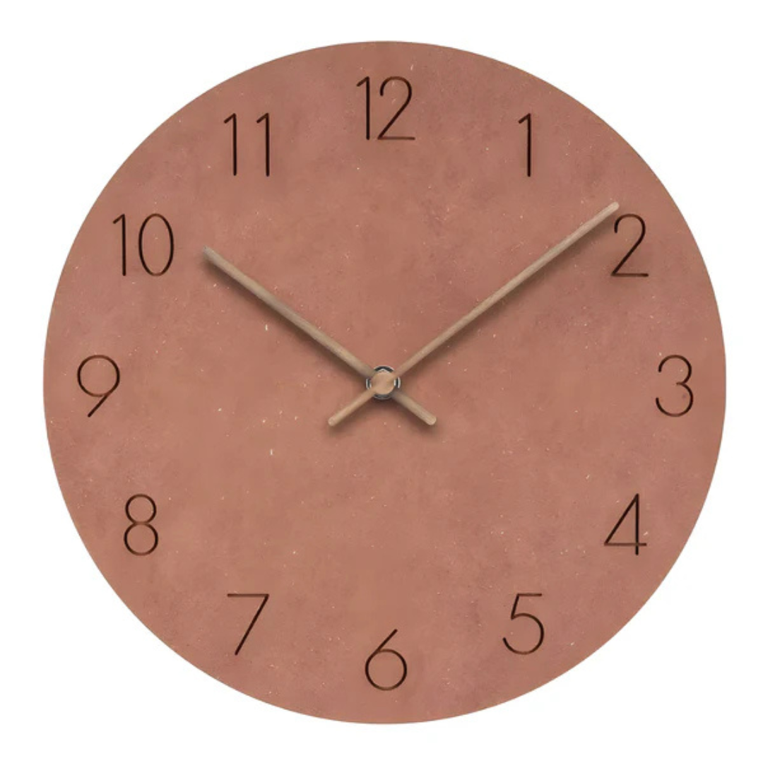 BowLift | Large Wooden Wall Clock – Minimalist Design with Silent Movement