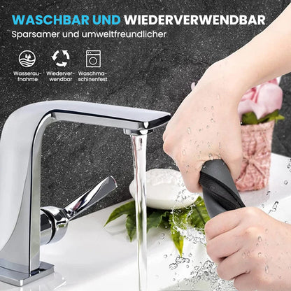 Mat for faucets made of diatomaceous earth
