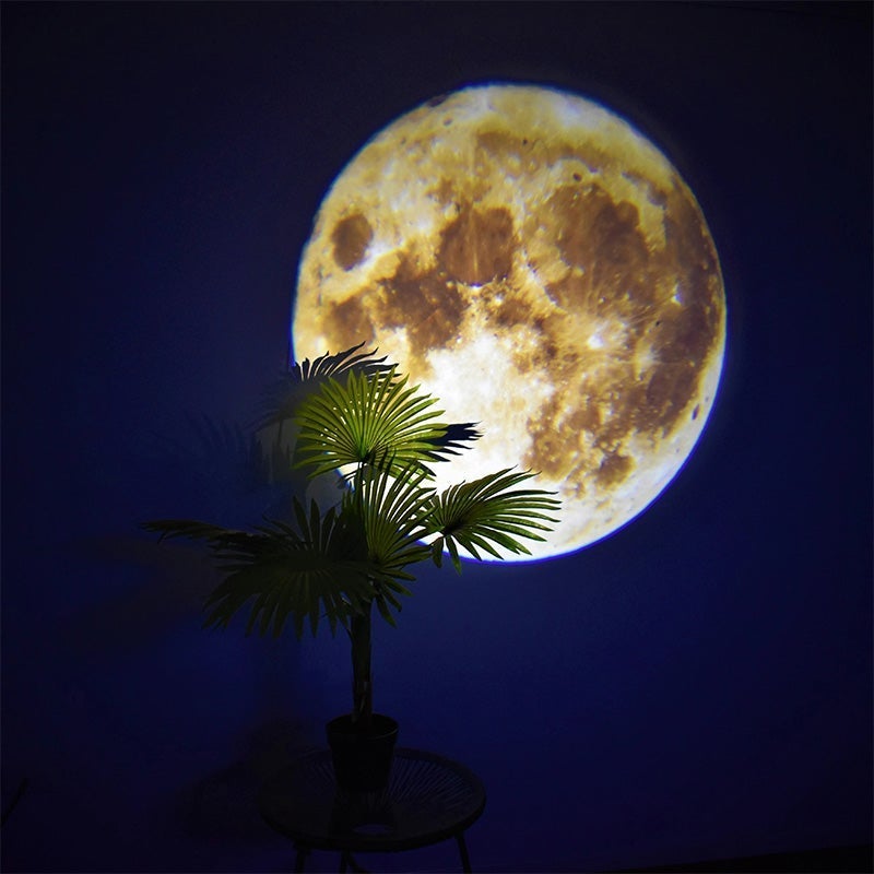 Moon-Earth Projection LED Lamp