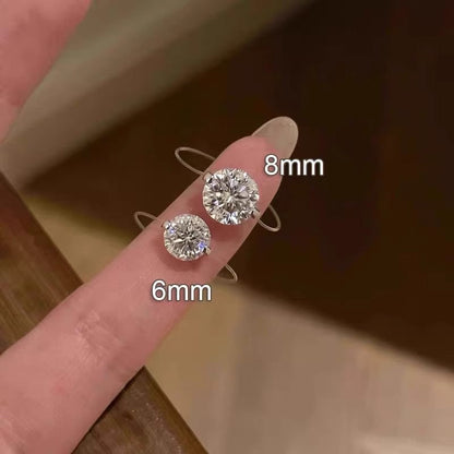 Kalsten | S925 1-2 Carat Moissanite Invisible Band Ring