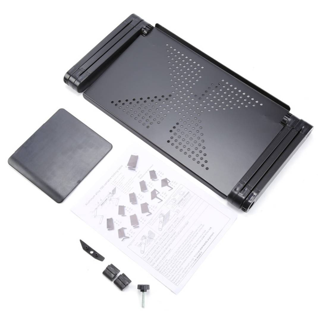 BowLift | Adjustable Laptop Stand for Bed, Couch & Desk - Ergonomic Design with Cooling Function for Comfort and Productivity