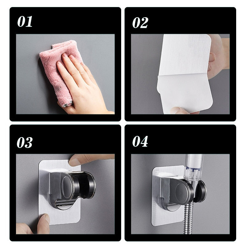 Self-Adhesive Shower Head Holder Skanto