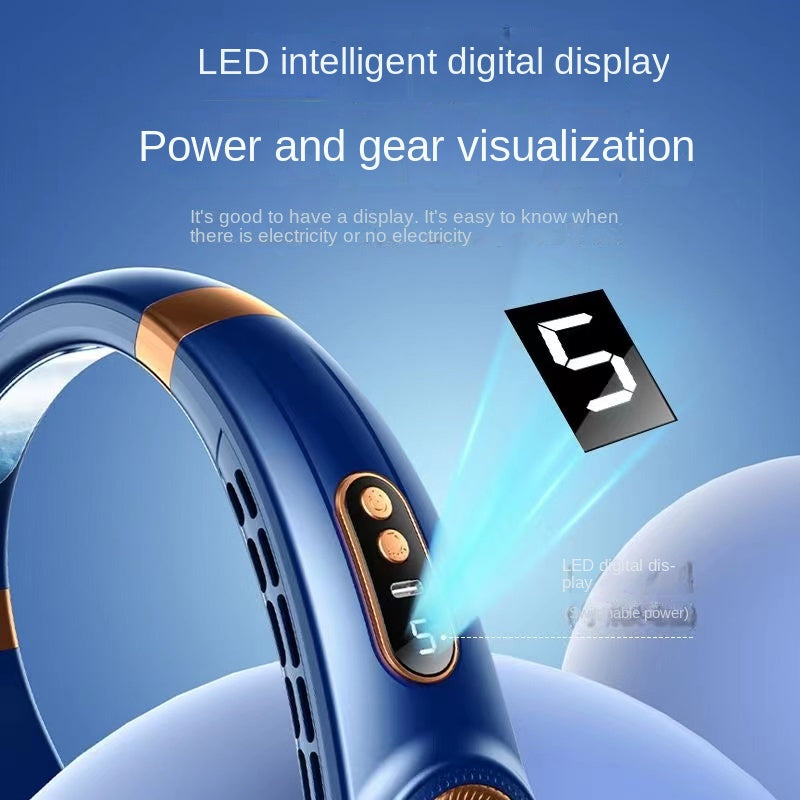 Skanto | Digital Display Portable Neck Fan