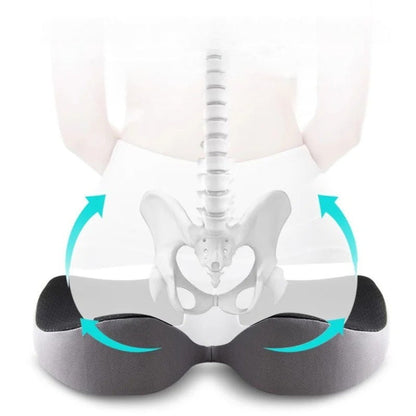Skanto | Orthopedic Car Seat Cushion – Comfortable Seat Pad with Anti-Slip Bottom for Better Support