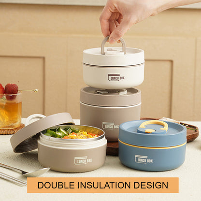 Portable insulated lunchbox set