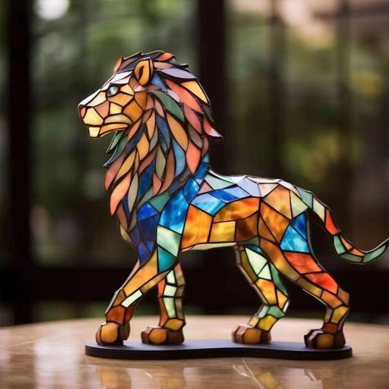 Wildlife Art with Base Wild Animal Desktop Decorations | Bowlift
