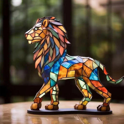 Wildlife Art with Base Wild Animal Desktop Decorations | Bowlift
