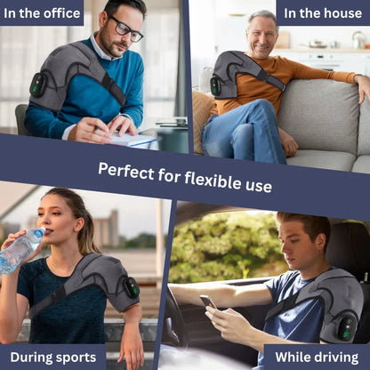Skanto | Shoulder Massager | Heat Therapy, Adjustable Intensity & Ideal for Muscle Relaxation