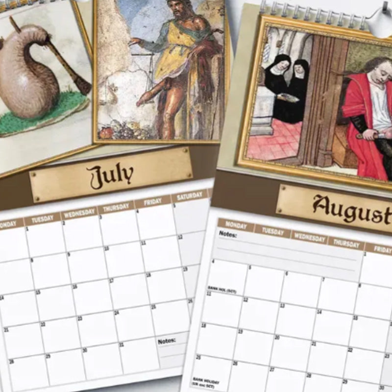 Skanto | Funny Medieval Calendar 2025 – Humor & Art