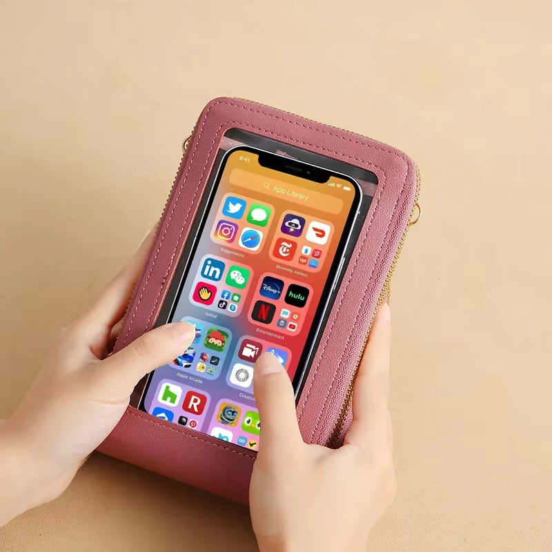 BowLift | Leather Crossbody Phone Bag | Over-the-Shoulder Phone Bag