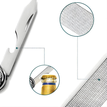 Function Nail Clipper Tool – 6-in-1 Grooming Gadget – Premium Stainless Steel – Compact Travel Carry for Busy Professionals Bowlift