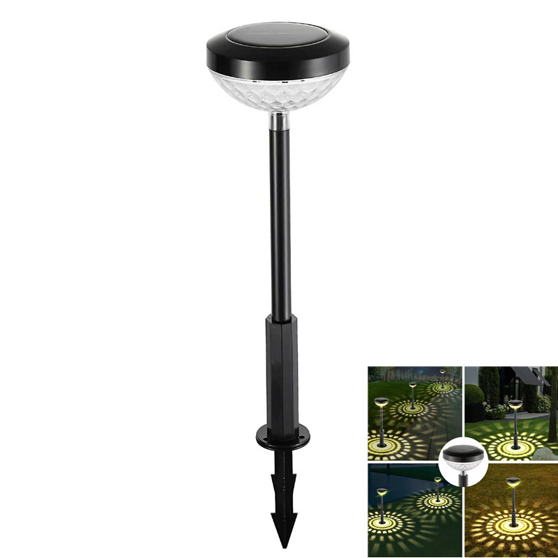 BowLift | Solar Garden Lamp with Color Change – LED Garden Lighting for Outdoor Use with Flower Pattern