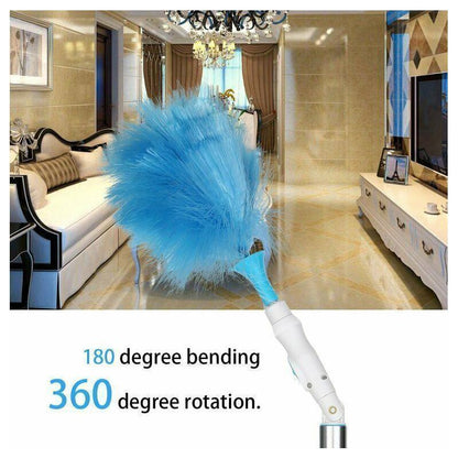 360° rotatable electric Spin Duster motorized duster with 2 brushes | Karnz