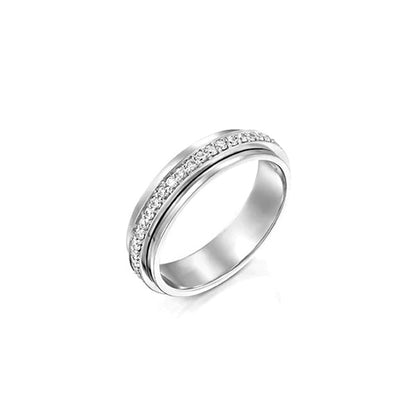 BowLift | Thermogenic moissanite rotating ring