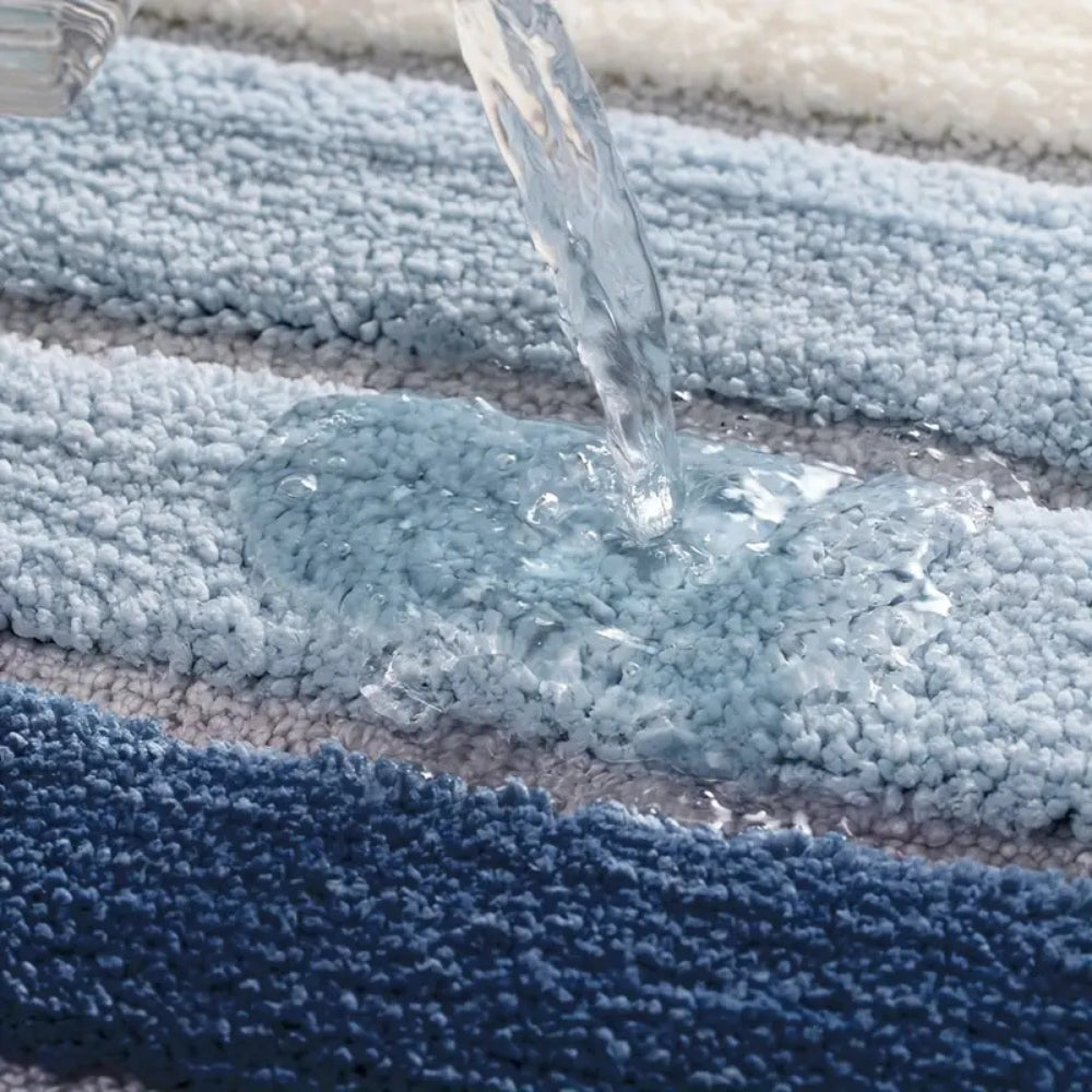 Skanto | Lumiere Striped Absorbent Bath Mat