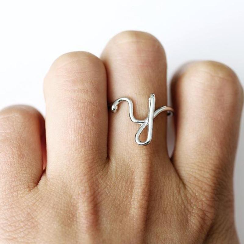 Skanto | Simple A-Z Letter Ring