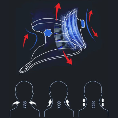 Skanto | Neck Stretcher for Pain Relief - Adjustable Cervical Traction Device Ideal for Neck Strain and Discomfort