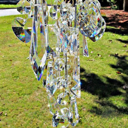 Aurora Crystal Glass Wind Chime | Bowlift