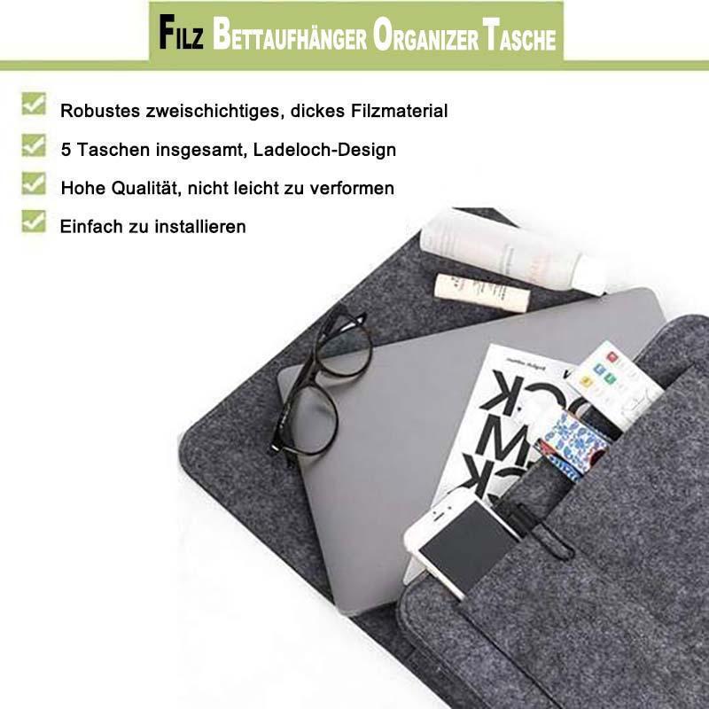 Hanging bag for bedside storage | Karnz