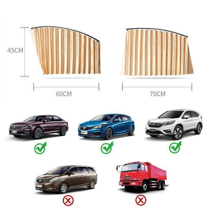 BowLift | Magnetic Car Sunshades (2/4 pieces)