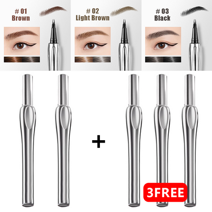Skanto | Enhanced Natural Waterproof Eyebrow Pencil with Micro-Fine Tip (super)