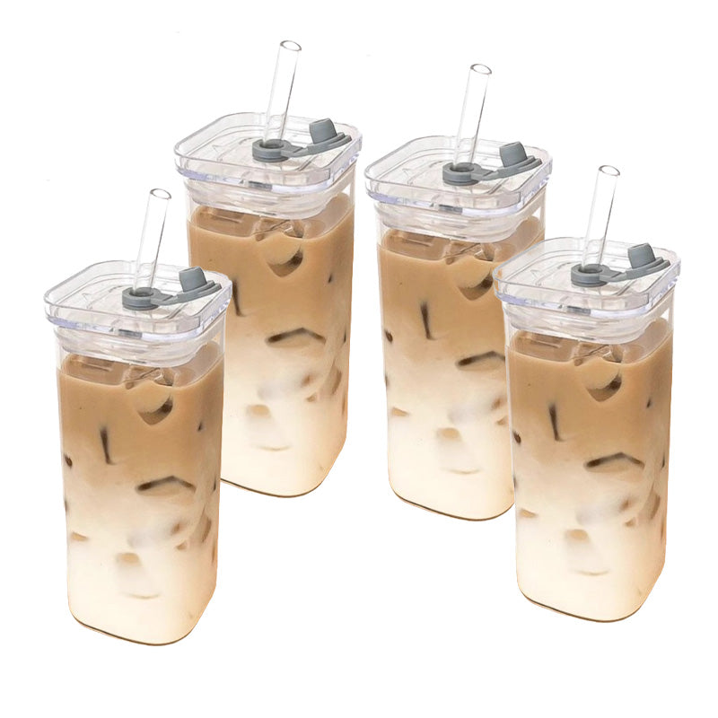 Skanto | Square Tumbler with Lid & Straw