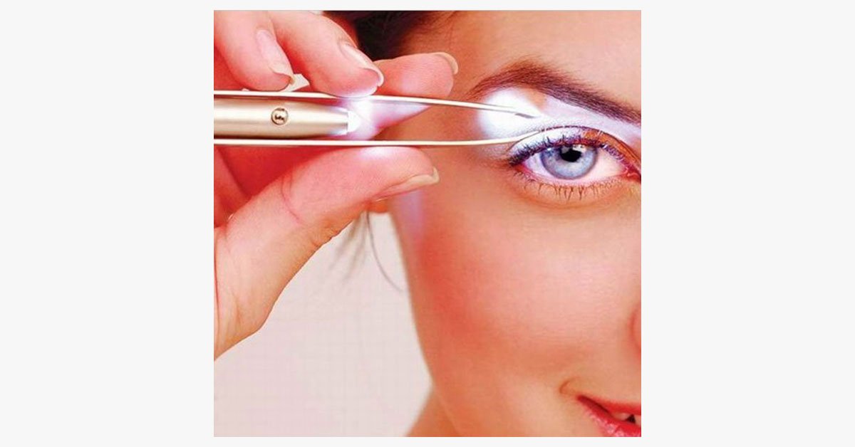Skanto | LED Eyebrow Tweezers - Effortless Grooming