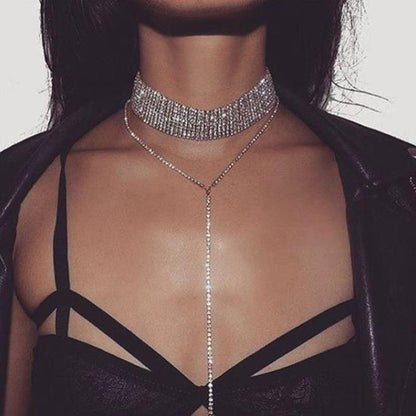 Skanto | Rhinestone Topp Choker