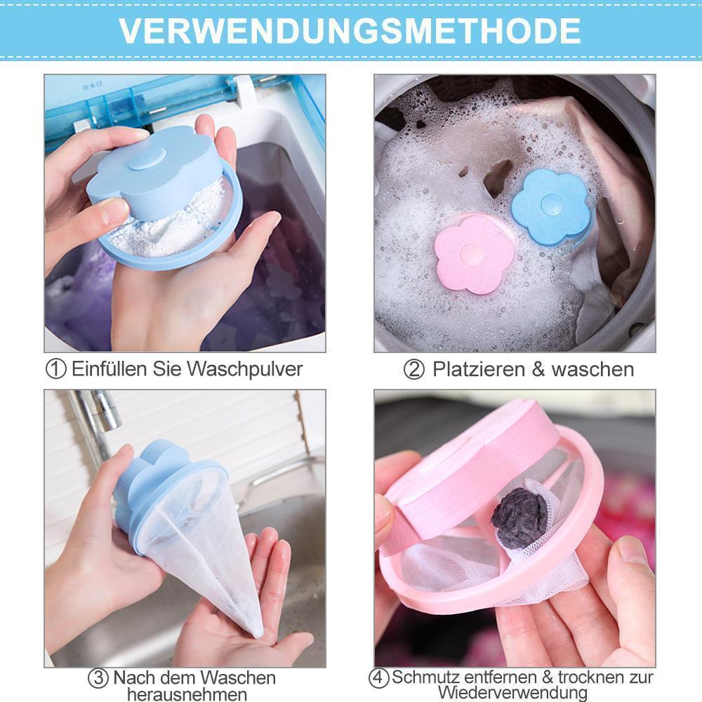 Washing machine mesh filter bag for fur & lint pet hair remover