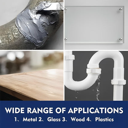 Skanto Professional Metal Repair Adhesive - High-Temperature Epoxy for Metal, Ceramics, and Plastic Skanto