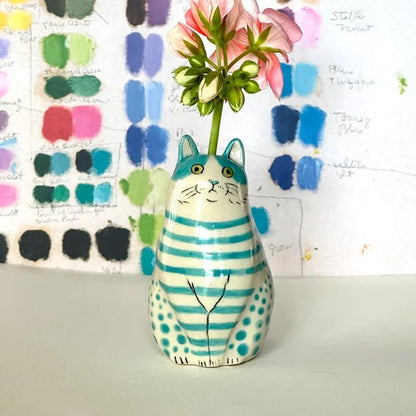 BowLift | Polka Dot Cat Vase