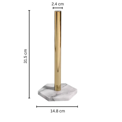 BowLift | Marble Base Paper Towel Holder