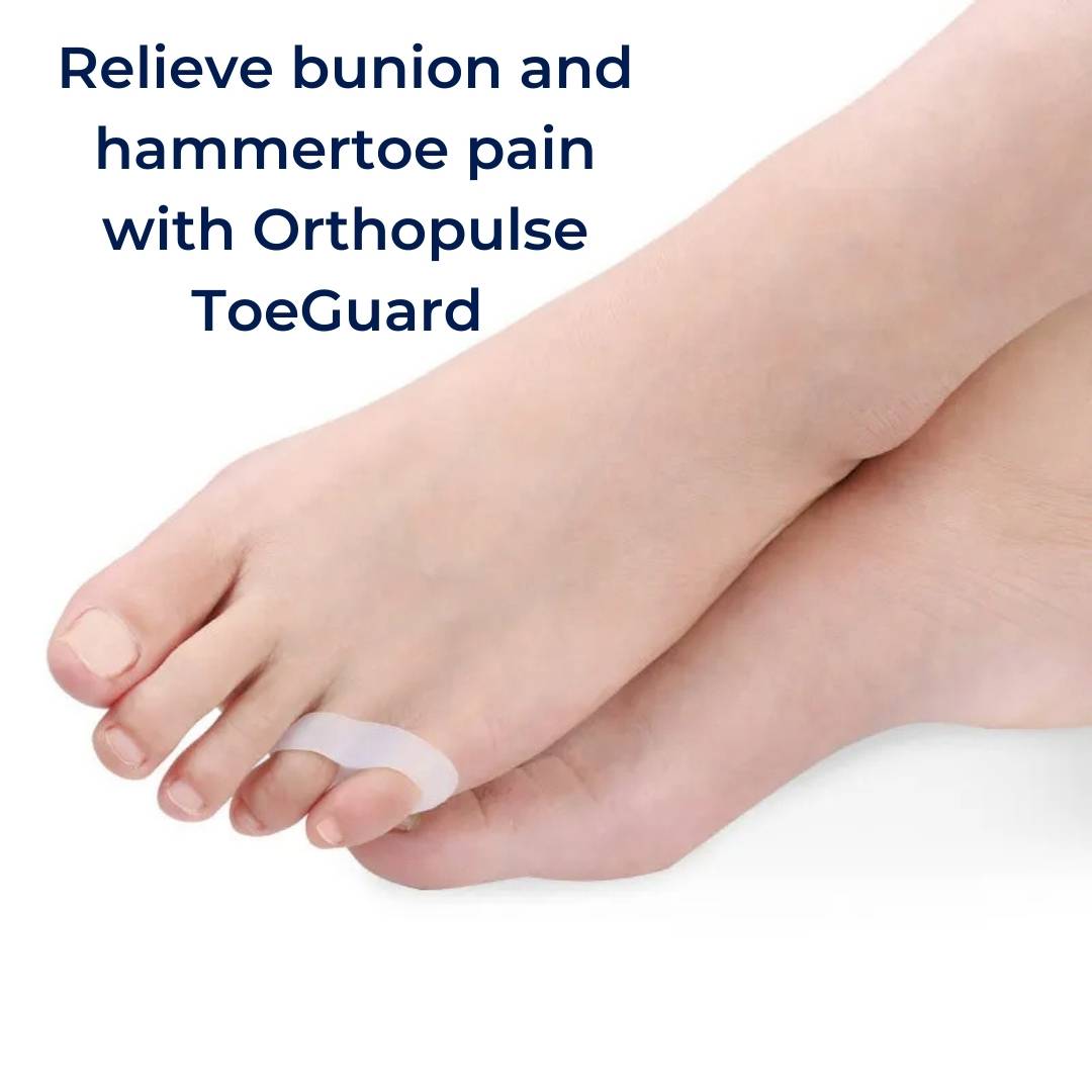 ToeGuard Orthopedic Toe Spacers | Bunionette Corrector - Little Toe Straightener - for Hallux Valgus - Hammertoe and Toe Alignment Skanto