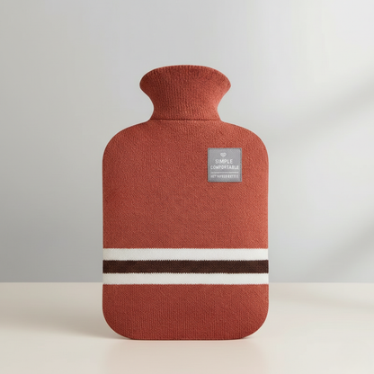 Hot water bottle 2L with knitted cover | Bowlift