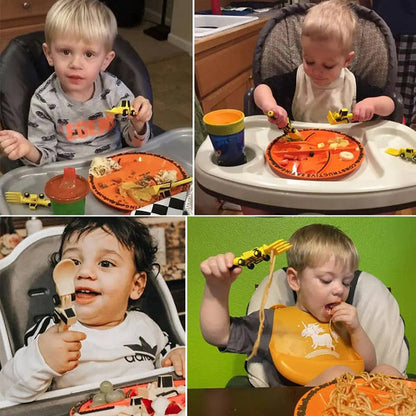 Skanto | Constructofork Bulldozer Kids' Cutlery Set