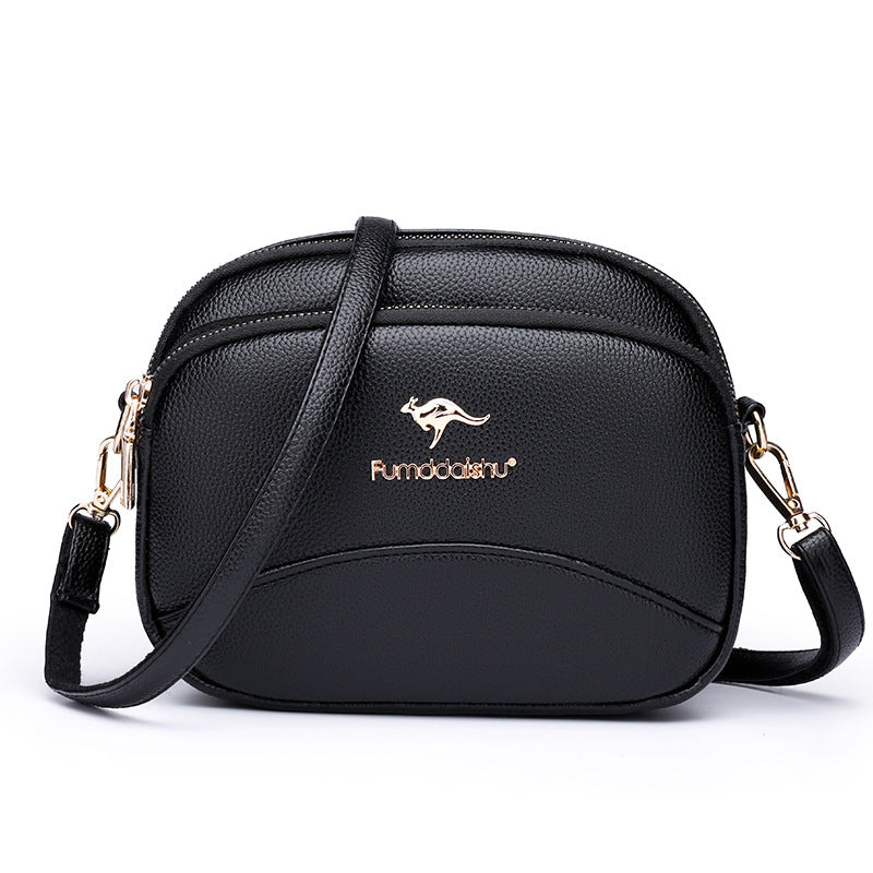 BowLift | Soft Leather Multi-Pocket Shoulder Bag