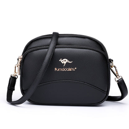 BowLift | Soft Leather Multi-Pocket Shoulder Bag