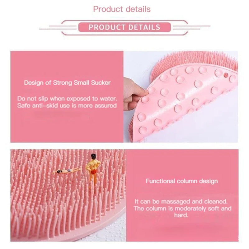 BowLift | Shower Foot & Back Scrubber, Massage Pad