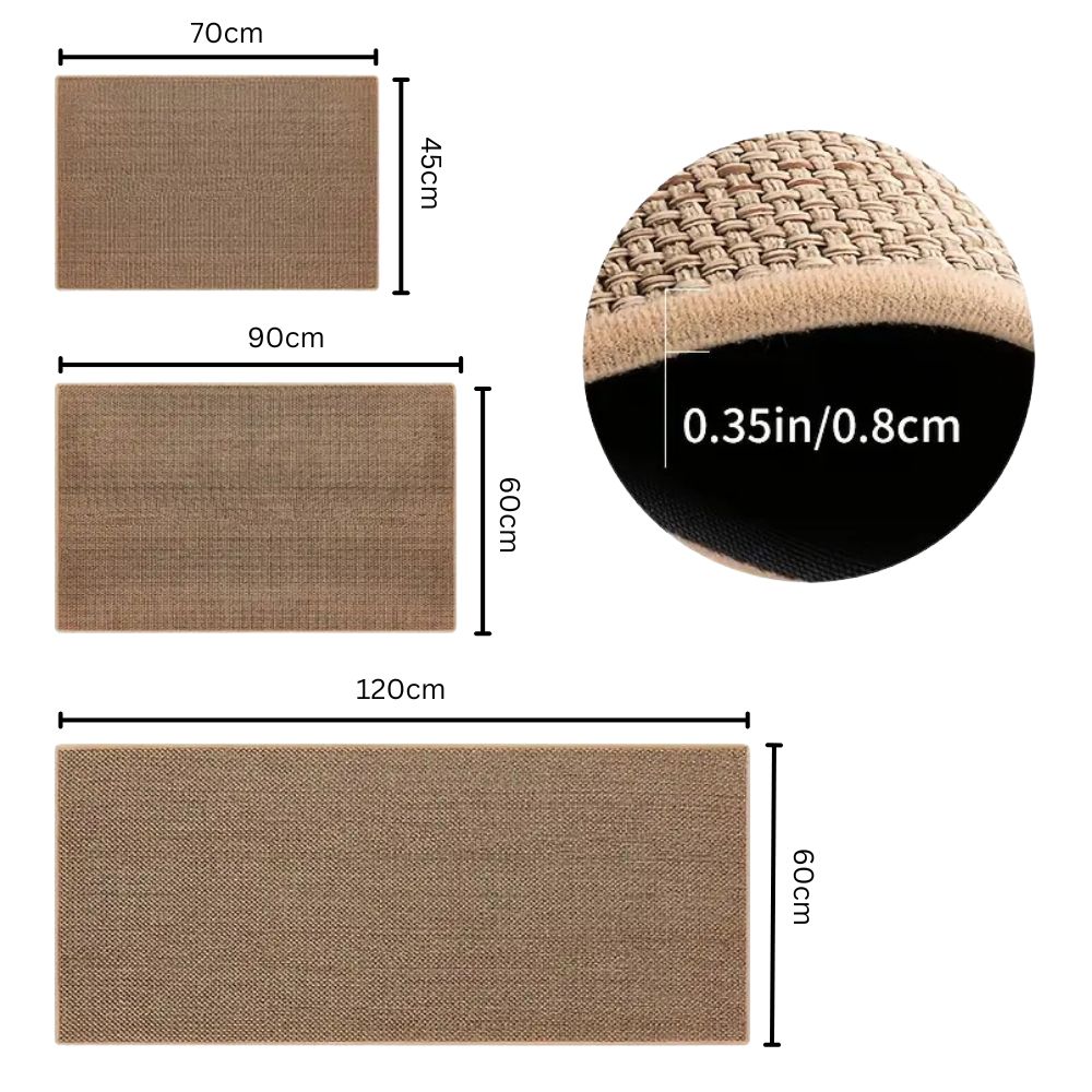 Skanto | Braided Comfort Non-Slip Bath Mat