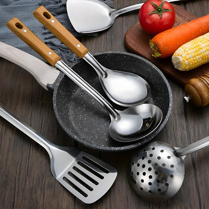 Skanto | Classic Stainless Steel Kitchen Utensil Set (5 Piece)