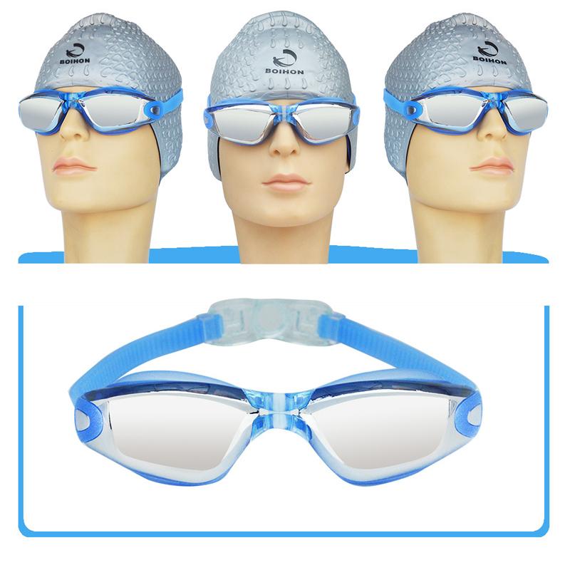 Karnz | Leak-free anti-fog UV protection triathlon swimming goggles