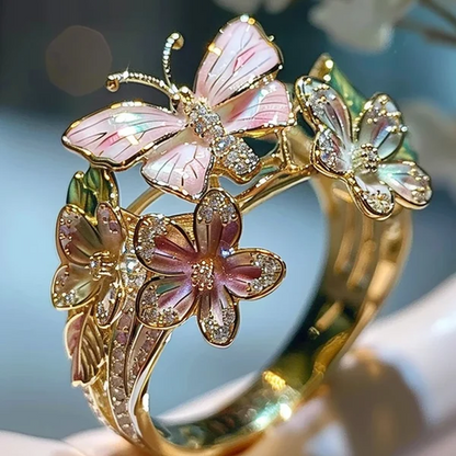 Butterfly flower ring | Bowlift