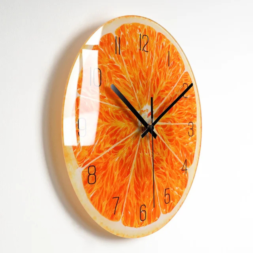 Skanto | Large Glass Wall Clock with Elegant Design Luxorix