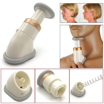 JawDefine | Neckline Slimmer – Double Chin Remover – Coil Resistance – Lightweight – Home Facial Exercise Bowlift