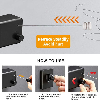 Skanto | Retractable Clothesline for Indoor/Outdoor Use