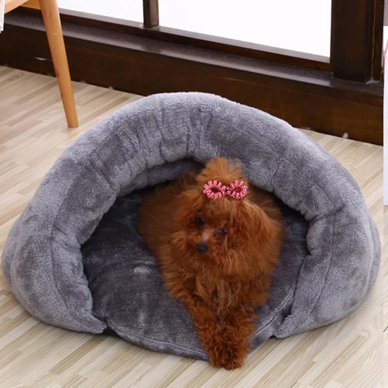 Calming Cave Dog Bed – RelaxNest Comfort Bowlift