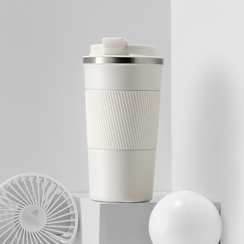 BowLift | Stainless Steel Insulation Mug, with Spout Lid, Leak-proof Design and Large Mouth for Easy Cleaning