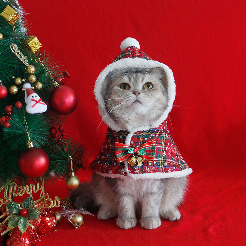 Skanto | Pet Christmas Hooded Cape
